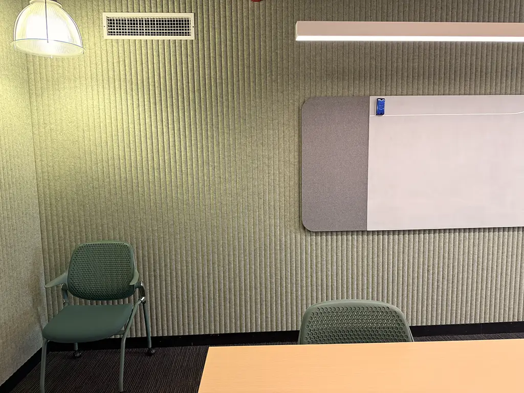 TechPanel accoustic treatments at LaunchPODs 165 Project